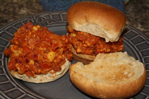 Sloppy Tempeh and Chickpea Joe's from Herbal Academy of New England