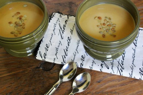 Curried Sweet Potato Bisque|Craving Something Healthy