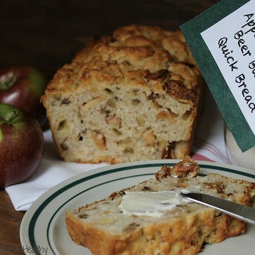 Apple Cheddar Beer Batter Bread