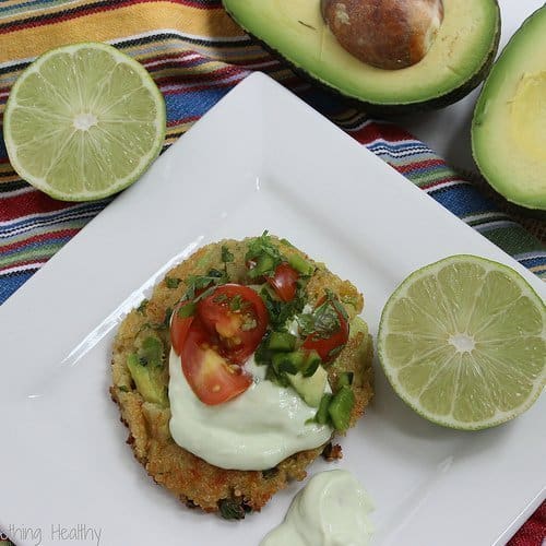 Avocado Quinoa Cakes {Meatless Monday}