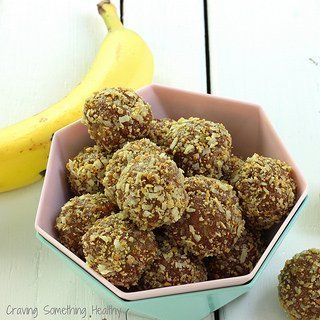 Workout Food -Chocolate, Banana, Peanut Butter Energy Bites