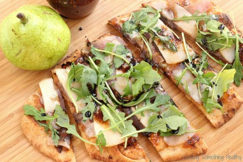 Pear Prosciutto Arugula Pizza|Craving Something Healthy