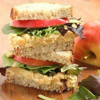 Curried Chickpea Salad Sandwiches