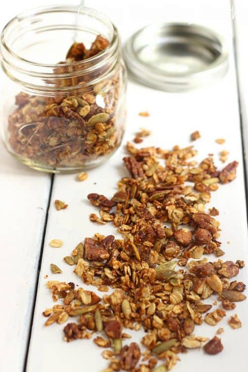 Savory Parmesan Granola|Craving Something Healthy