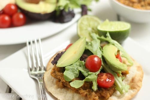 Chipotle Lentil Tostatas|Craving Something Healthy 