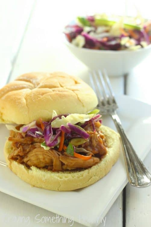 Cranberry-Asian BBQ Chicken Sandwiches|Craving Something Healthy