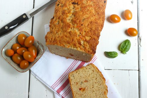 Sun Dried Tomato and Parmesan Quick Bread|Craving Something Healthy