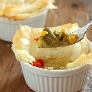 Individual Herbed Vegetable Pot Pies