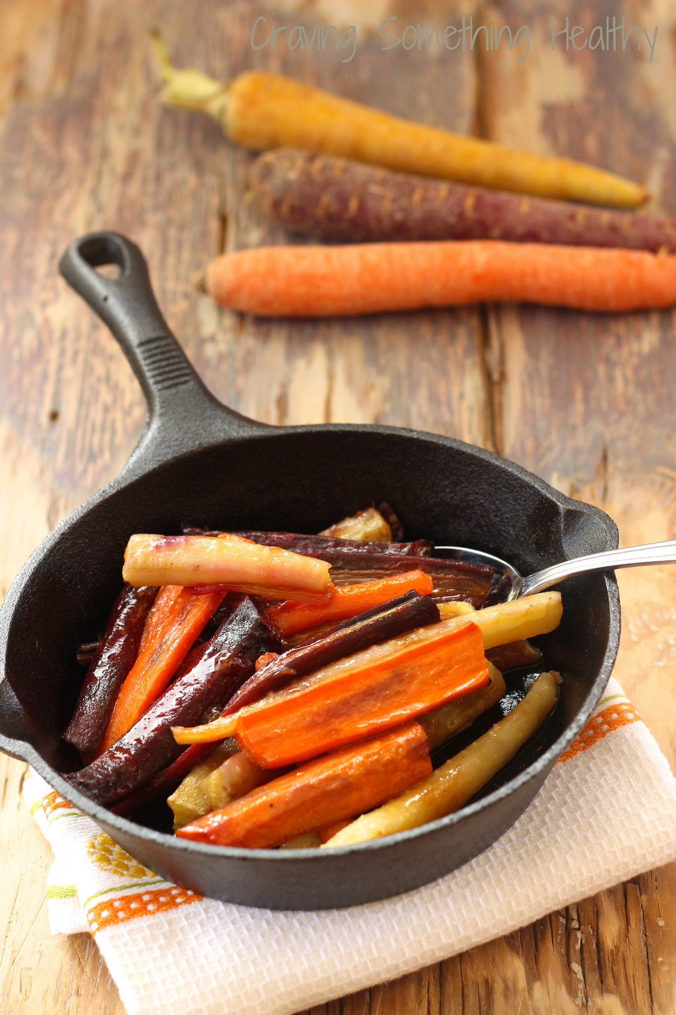 Coriander Honey Glazed Carrots|Craving Something Healthy