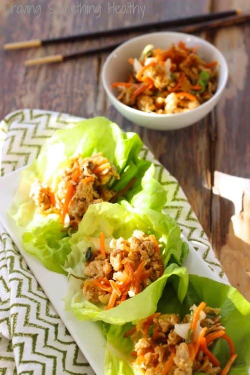 Asian Chicken Lettuce Wraps|Craving Something Healthy