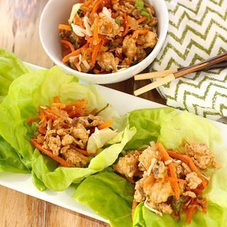 Asian Chicken Lettuce Wraps