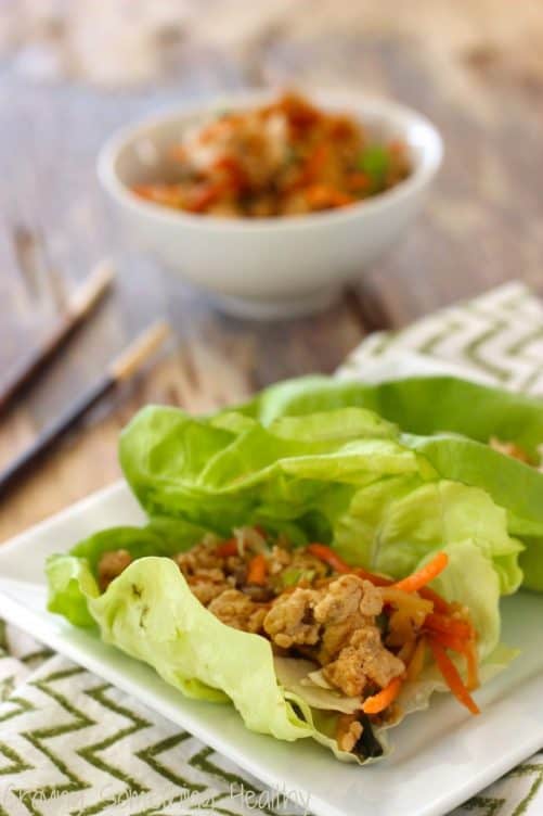 Asian Chicken Lettuce Wraps|Craving Something Healthy