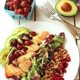 Heart Smart Grilled Salmon Salad