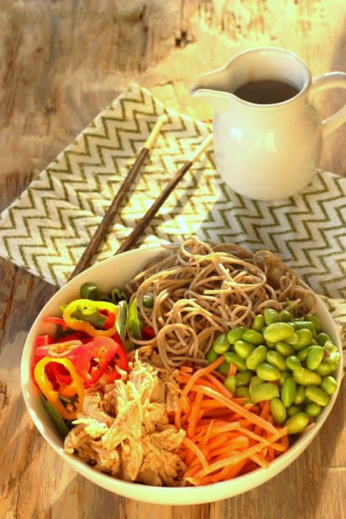 Summer Slow Cooker Asian Chicken Salad Bowls|Craving Something Healthy