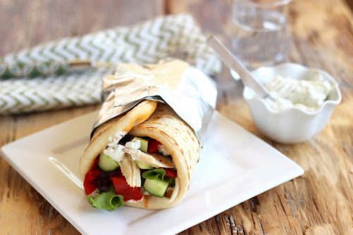 Greek Chicken Gyros with Tzatziki Sauce|Craving Something Healthy