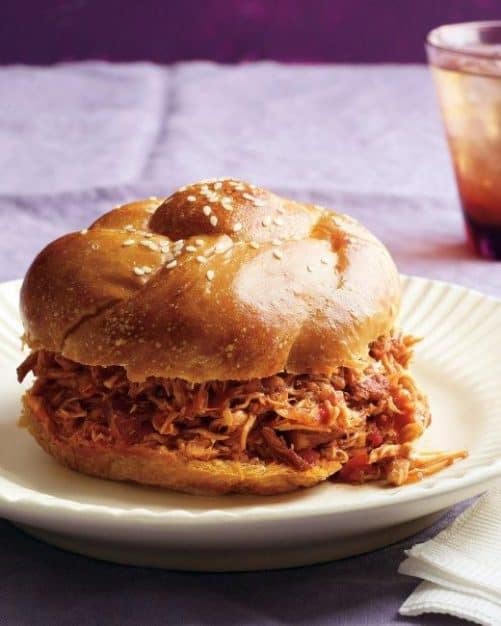 Slow Cooker Spicy Buffalo Chicken Sandwiches|Martha Stewart