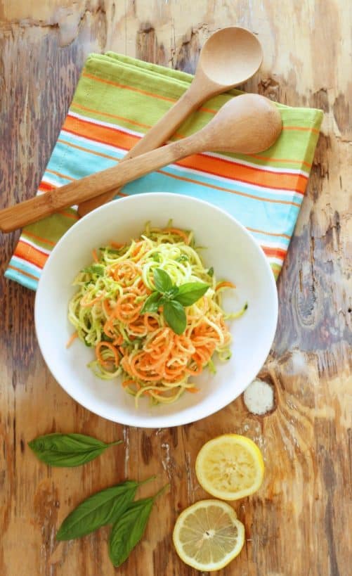 Lemon Parmesan Zucchini Noodles|Craving Something Healthy