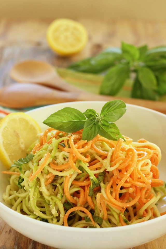 Lemon Parmesan Zucchini Noodles|Craving Something Healthy