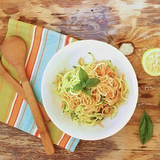 Lemon Parmesan Zucchini Noodles