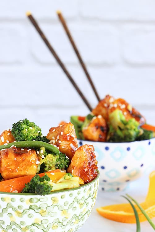 General Tso's Tofu with Vegetables|Craving Something Healthy