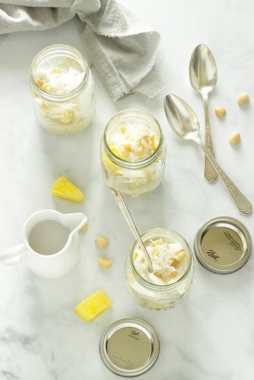 Pina Colada Overnight Oats | Craving Something Healthy