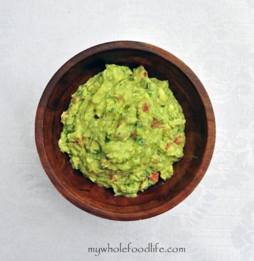 Guacamole with Roasted Tomatillos and Chipotle Peppers|My Whole Food Life