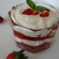 Strawberry Tiramisu by Craving Something Healthy