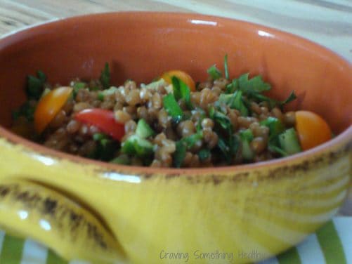 Tabbouleh with Wheat Berries and Herbs