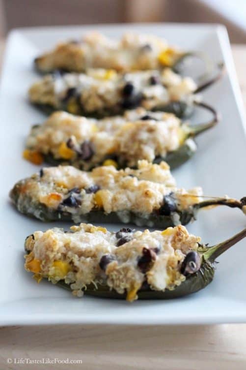 Quinoa Stuffed Jalapenos|Cooking Quinoa 