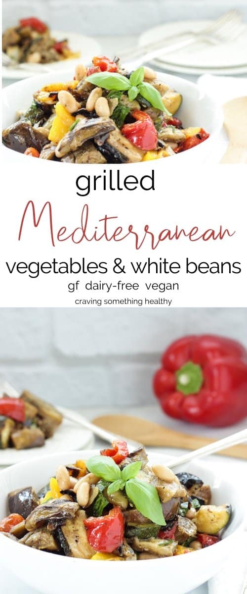 Grilled Mediterranean Vegetables with White Beans | Craving Something Healthy