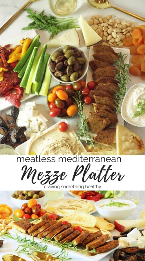 Meatless Mediterranean Mezze Platter | Craving Something Healthy