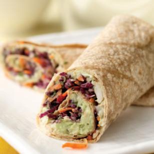 Creamy Avocado and White Bean Wrap|Eating Well