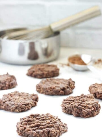 Stovetop Chocolate Peanut Butter Cookies